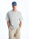 Crew Neck Short Sleeve Combed Cotton Men's T-shirt